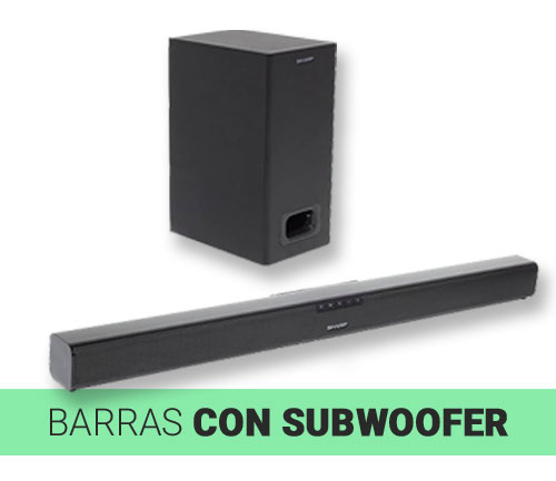 Barras de sonido con Subwoofer